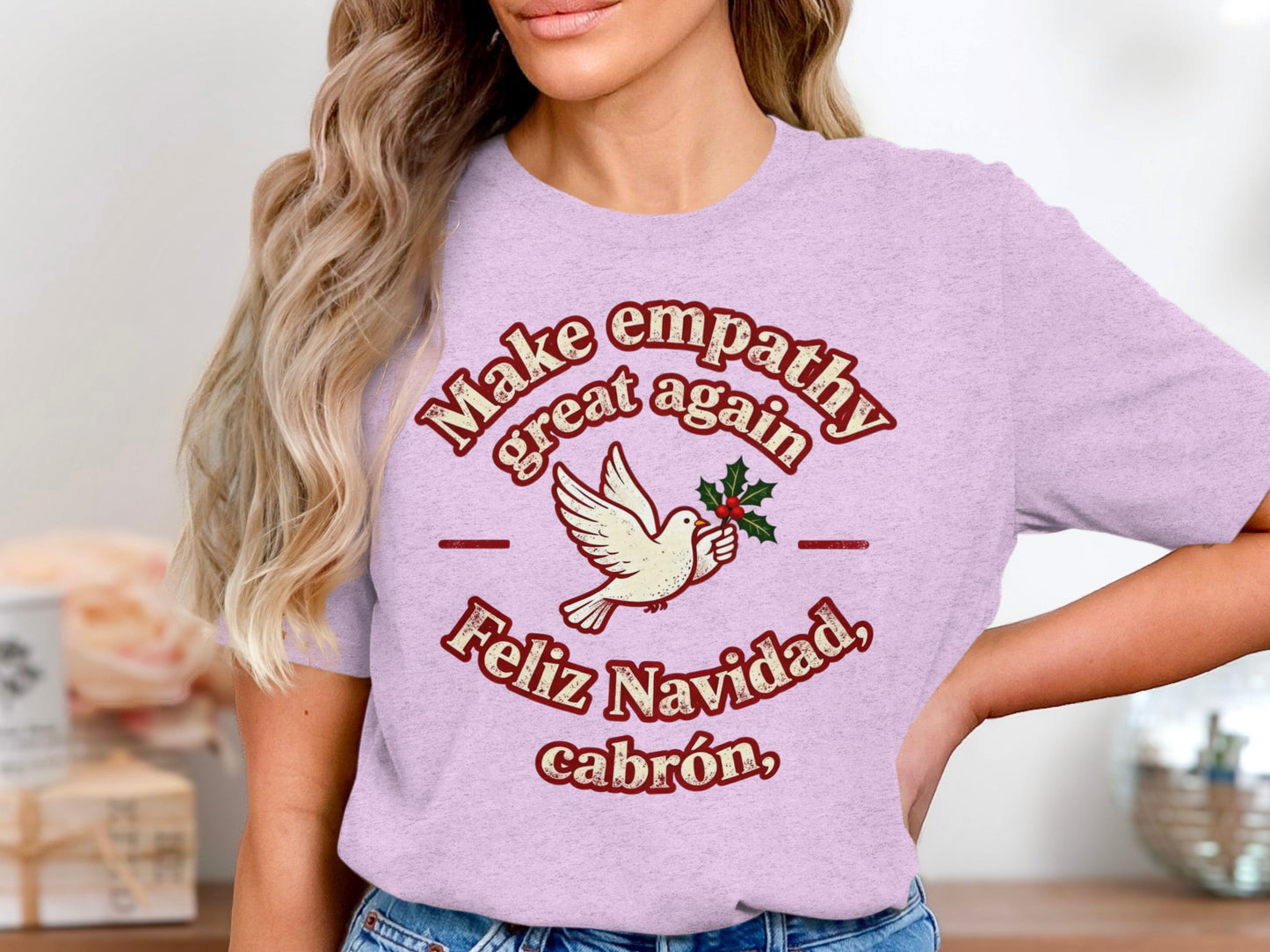 Make empathy great again Feliz Navidad cabrón shirt