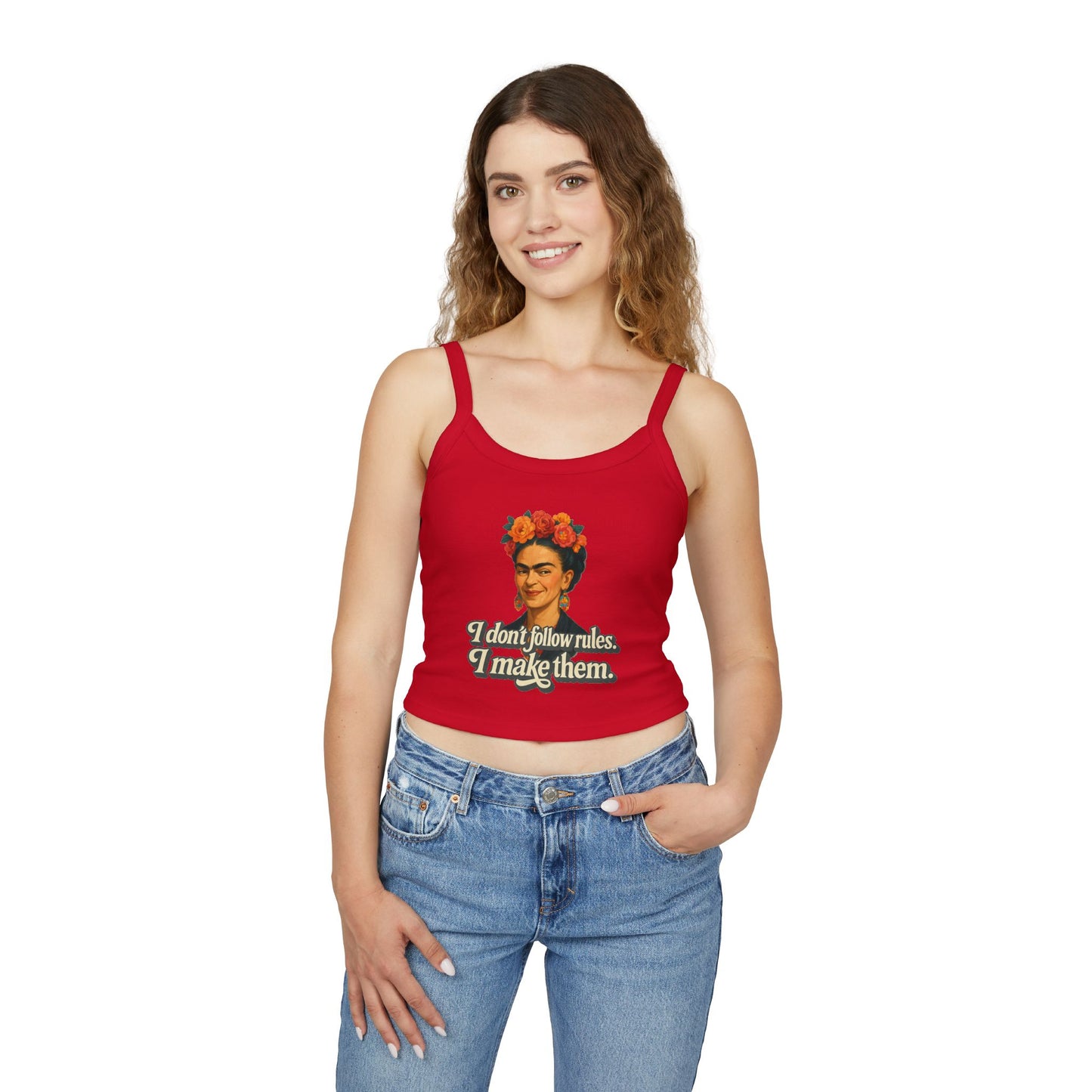 Frida Khalo Inspired Women's Tank Top, Feminist Apparel, Stylish Summer Top, Boho Fashion, Casual Wear, Statement Tee