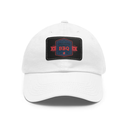 BBQ Dad Hat with Leather Patch - Perfect Gift for Grill Enthusiasts