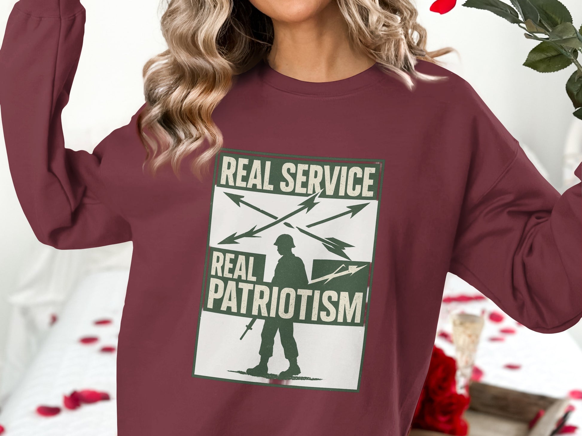 Real Service Real Patriotism Shirt product type