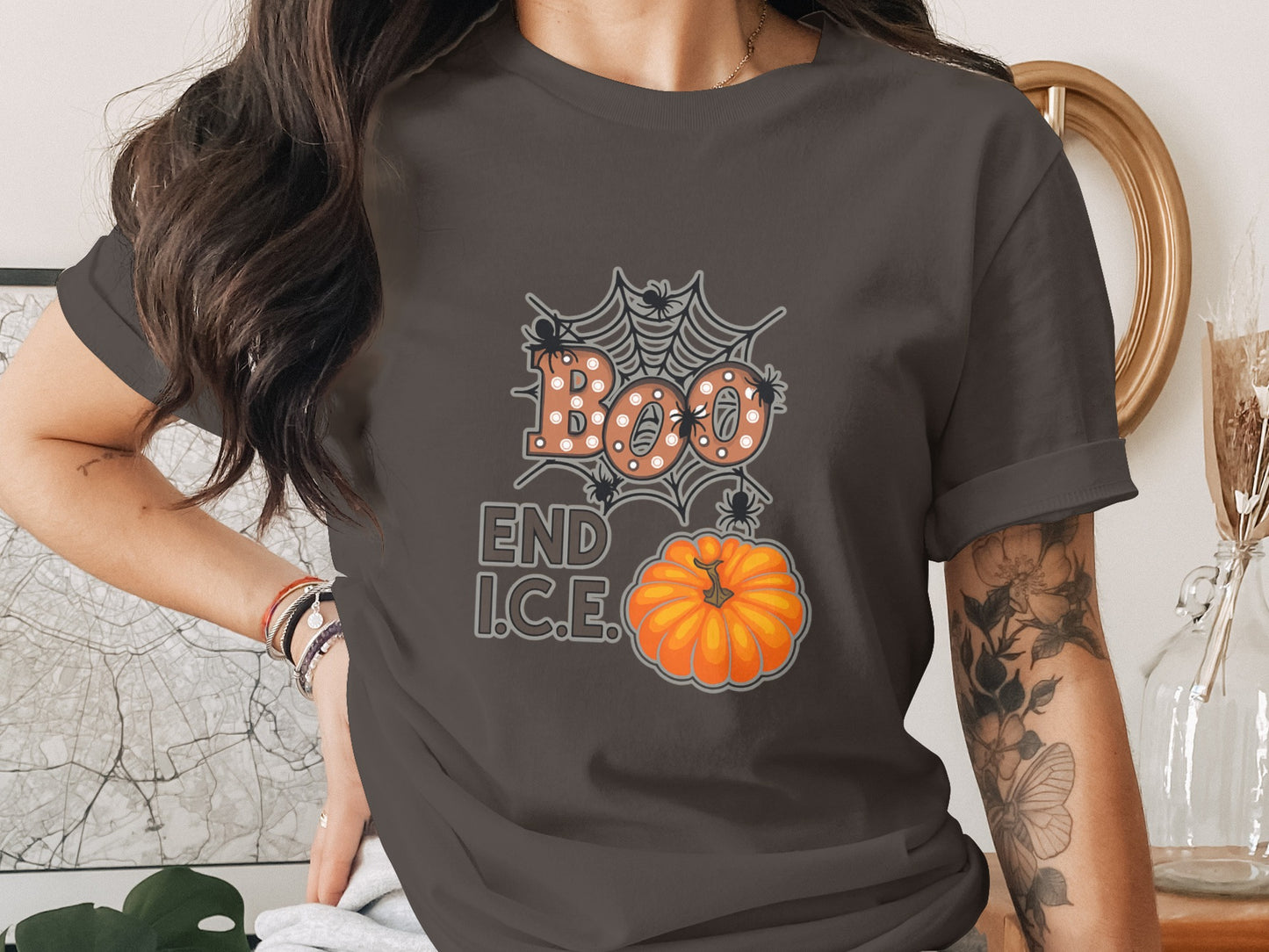 Boo End I.C.E. Halloween Pumpkin T-Shirt product type