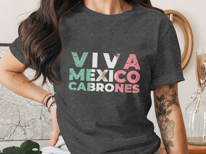 Viva Mexico Cabrones Graphic Tee product