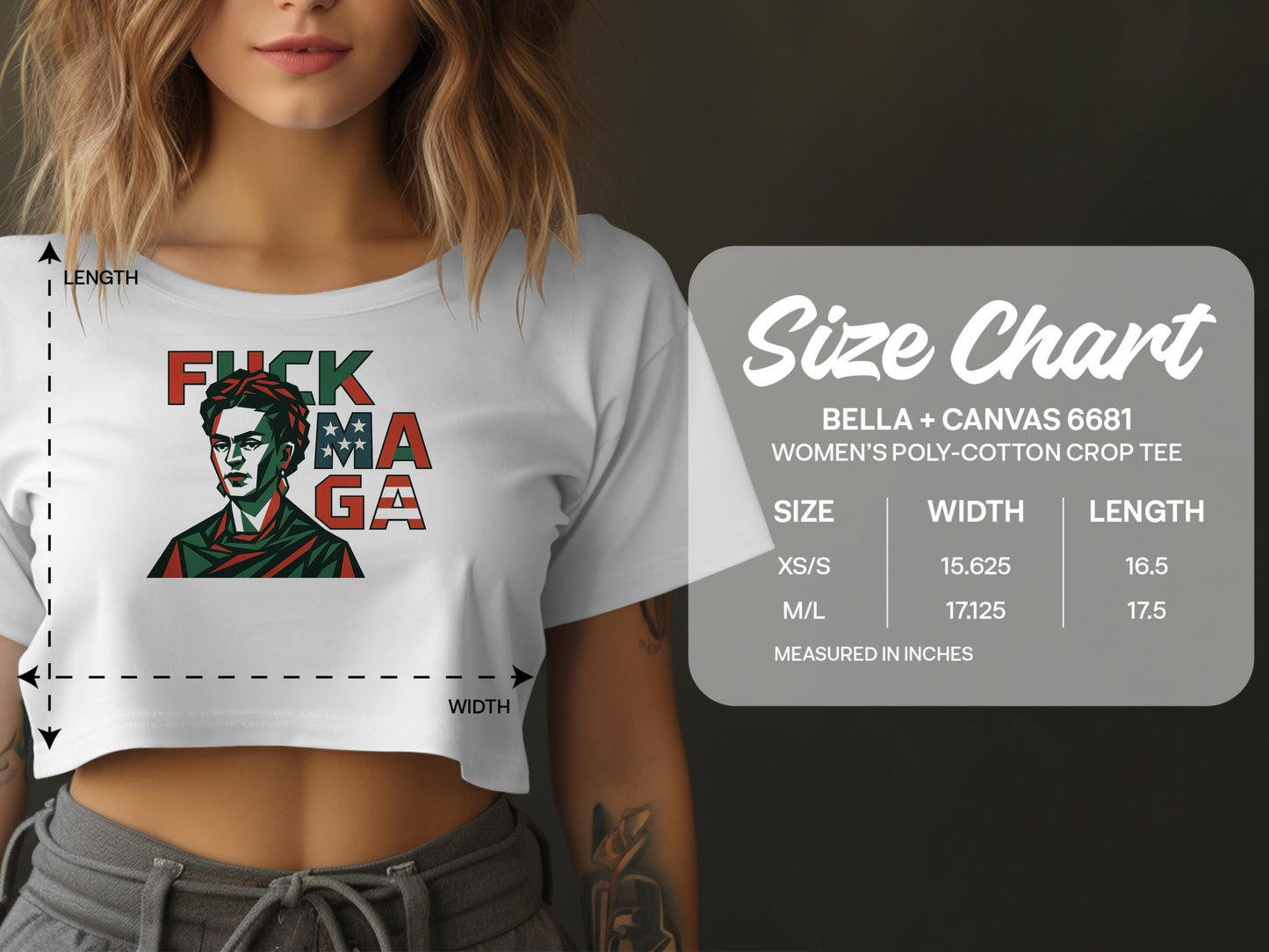 Stylish Graphic Printed Women's Crop Tee product