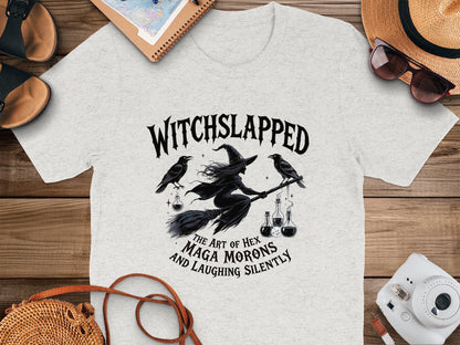 Witchslapped and Laughing Silently Unique T-shirt product