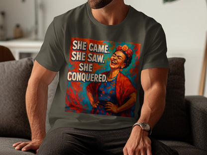 She Came She Saw She Conquered Graphic T-Shirt product