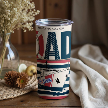 Road Trip Design Customizable Tumbler product type