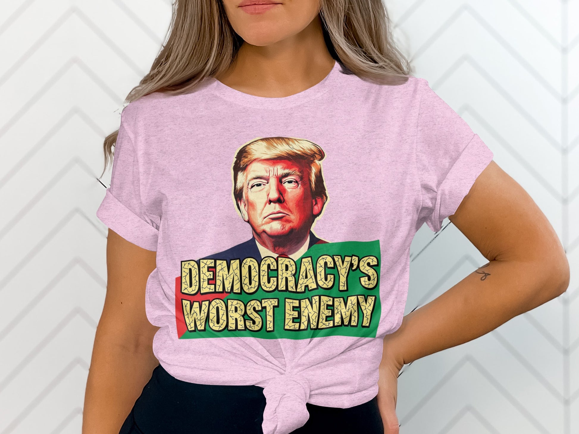 Democracy's Worst Enemy Graphic Tee Shirt product