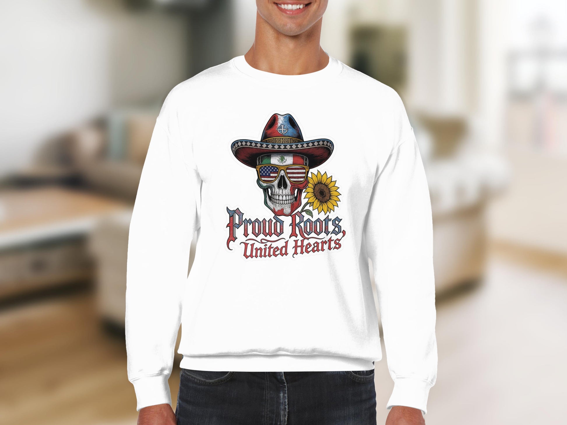 Proud Roots United Hearts Skull Graphic sweatshirt product
