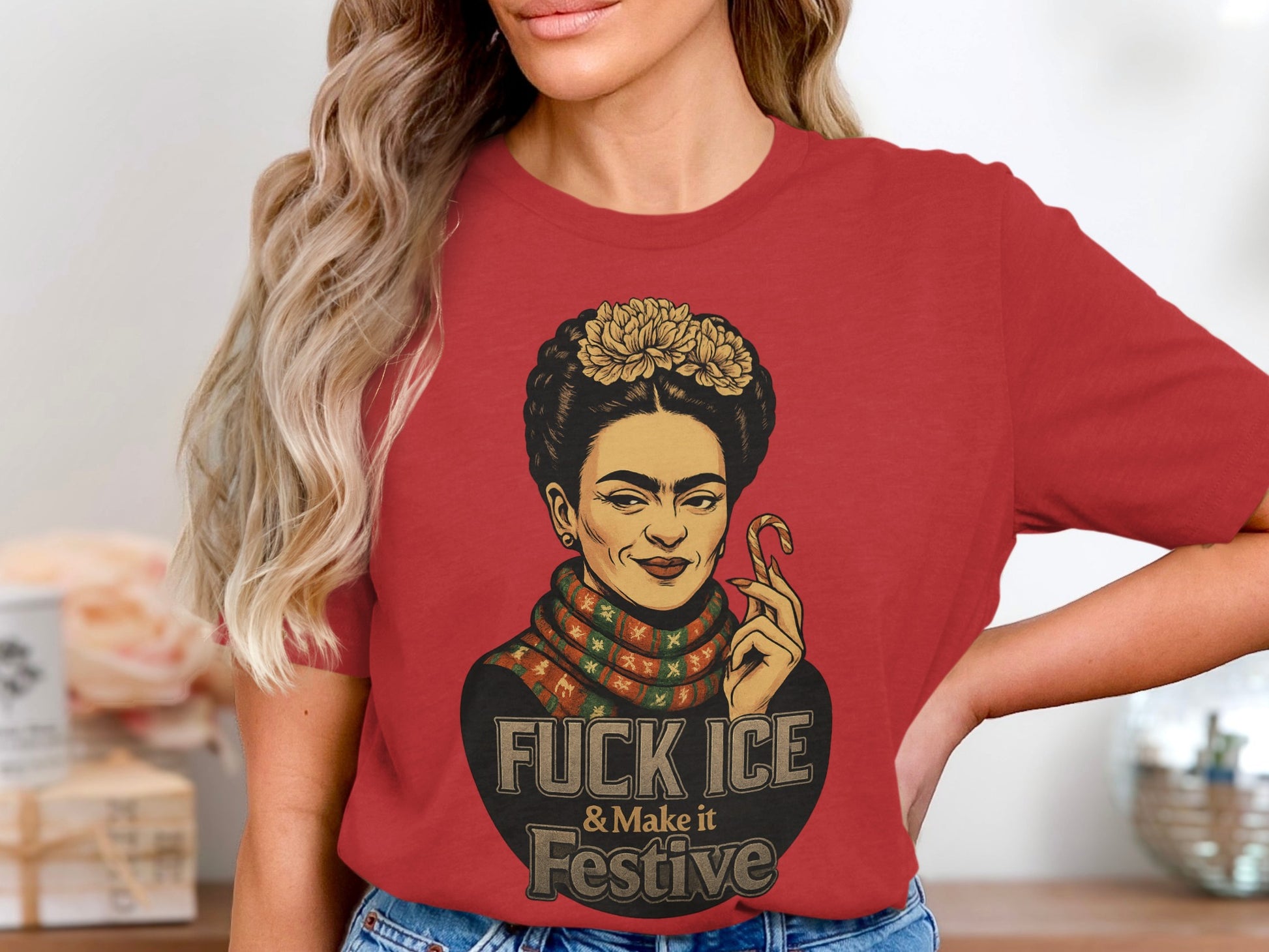 Fuck Ice and Make it Festive T-Shirt