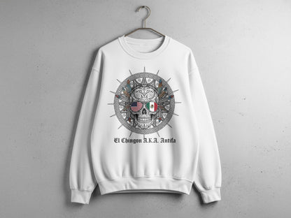 El Chingon A.K.A. Antifa Sweatshirt with Unique Design