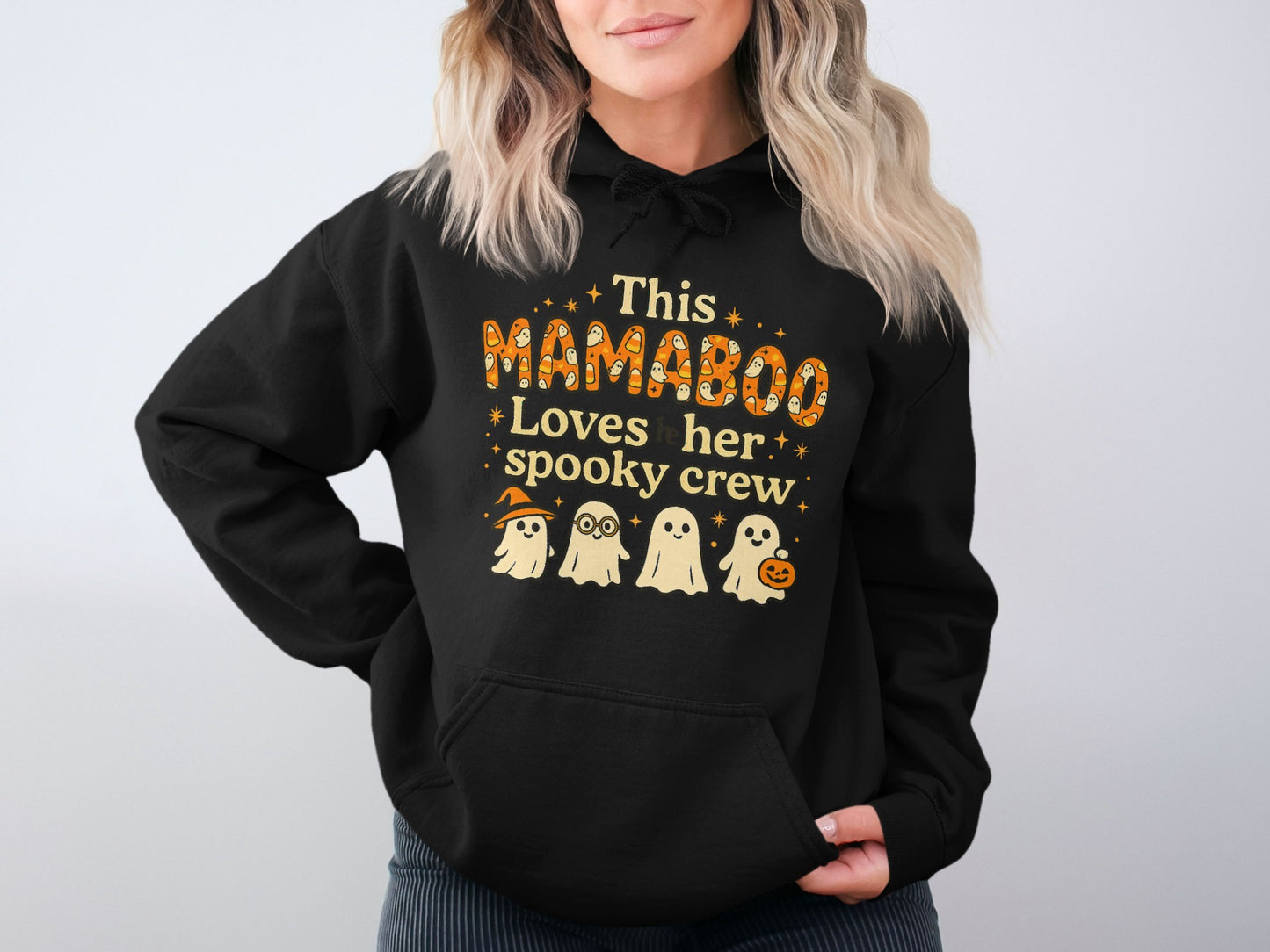 This Mamaboo Loves Her Spooky Crew Hoodie product type