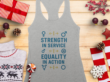Strength in Service Equality in Action Tank Top