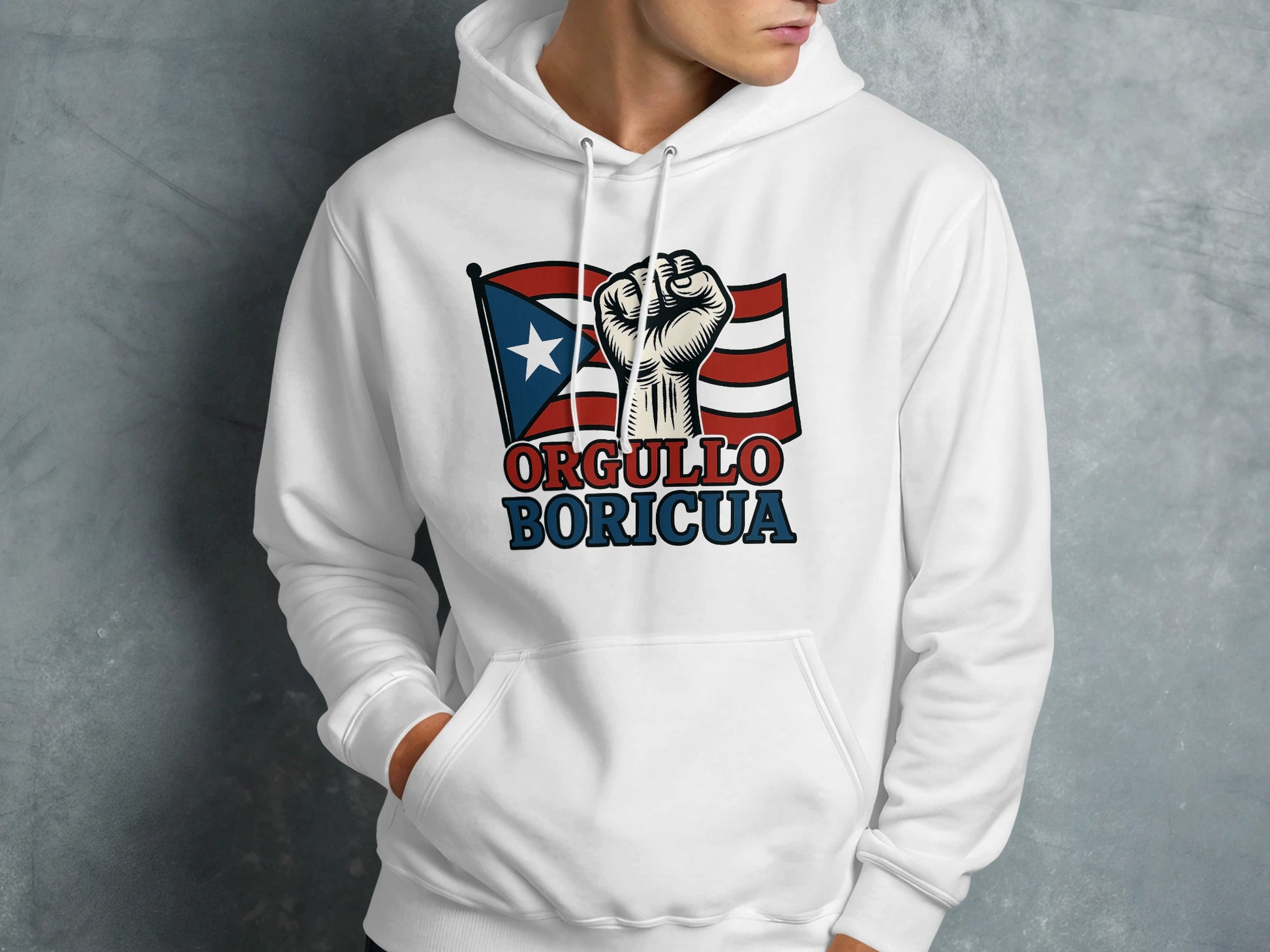 Puerto Rican Pride Orgullo Boricua Flag Hoodie product type