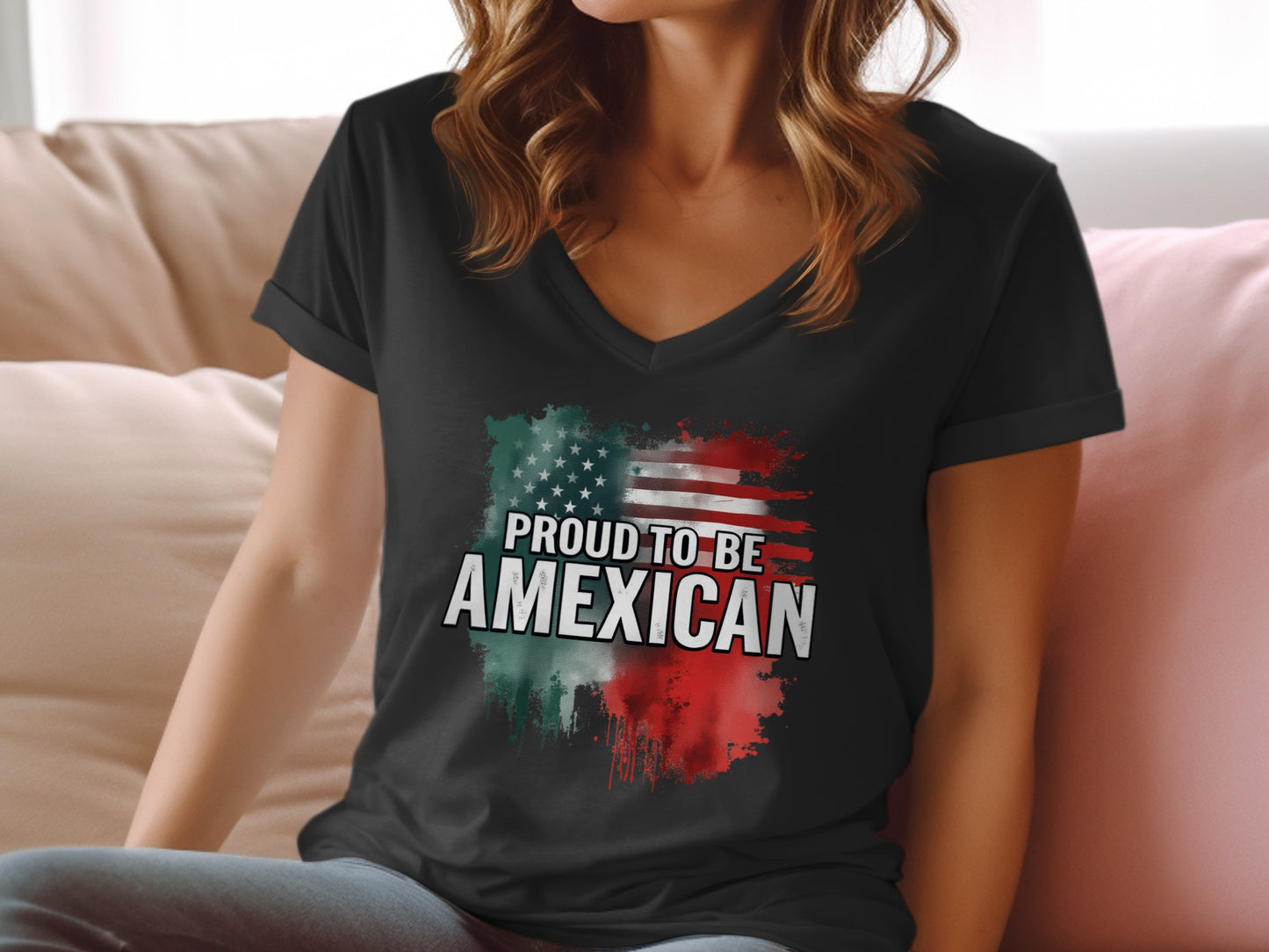 Proud To Be Amexican Graphic Tee Shirt product