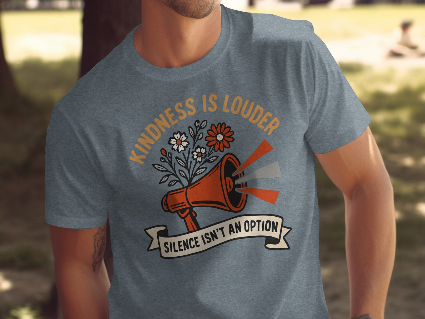 Kindness Is Louder Silence Isn't An Option T-Shirt Product
