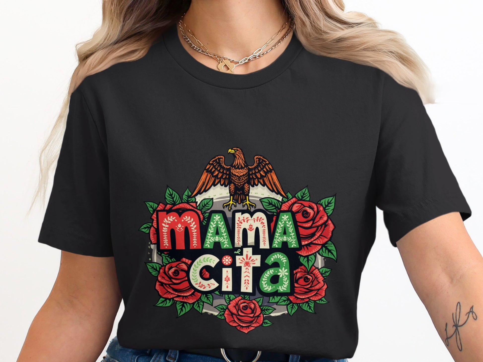 MAMA CITA Floral Bird Print Graphic T-shirt product