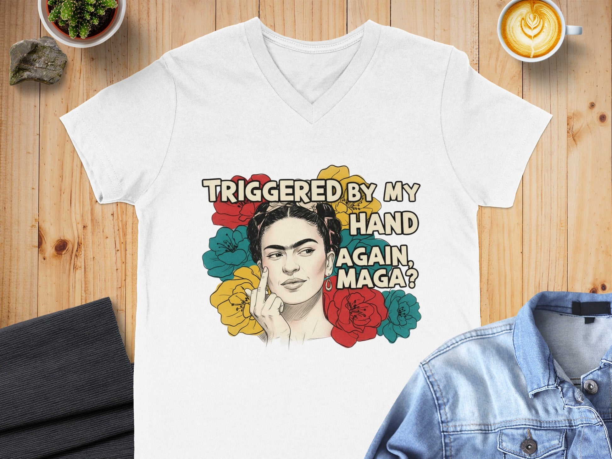 Triggered By My Hand Again Maga Graphic Tee