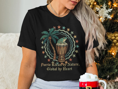 Puerto Rican by Nature Global by Heart t-shirt