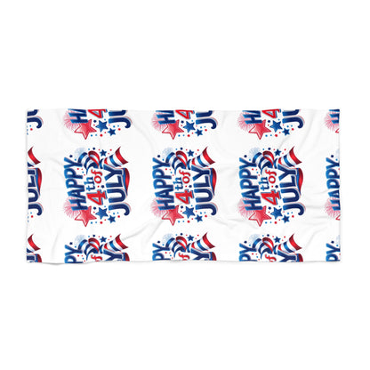 pride towel Patriotic Beach Towel - Happy 4th of July | Summer Pool Accessory, Outdoor Fun, Gift for Beach Lovers, Independence Day Decoration
