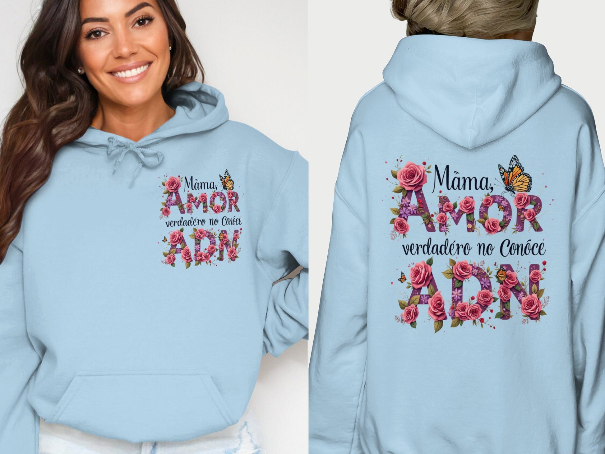 Mãe Amor Verdadeiro No Coração ADN Hoodie product