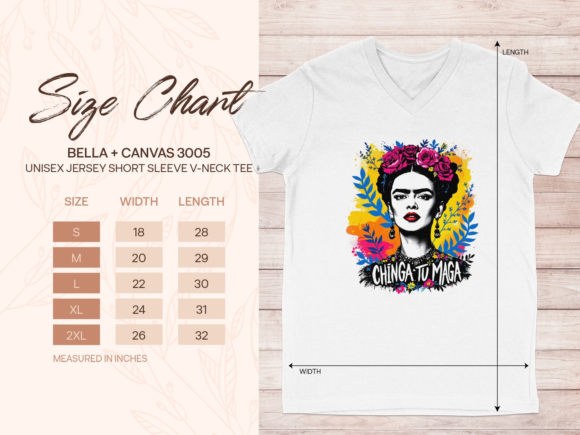 Chinga Tu Madre Frida Graphic Design T-shirt product