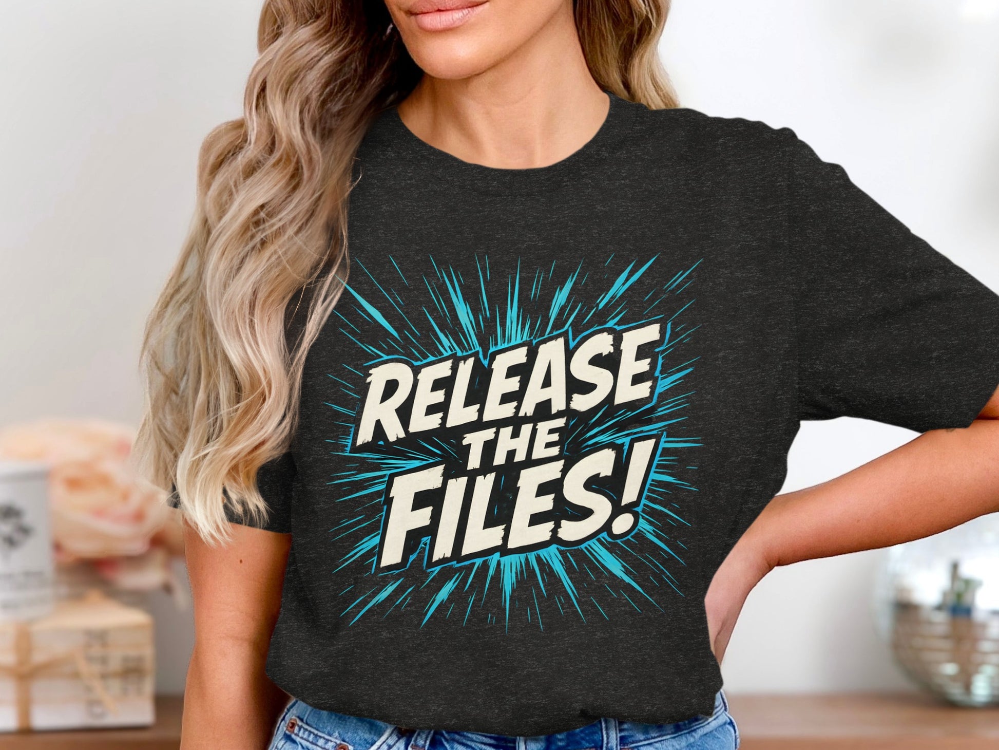 Release The Files Graphic Print T Shirt product type