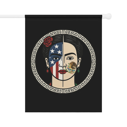 Dual Nationality Face Art Print Wall Hanging Decor