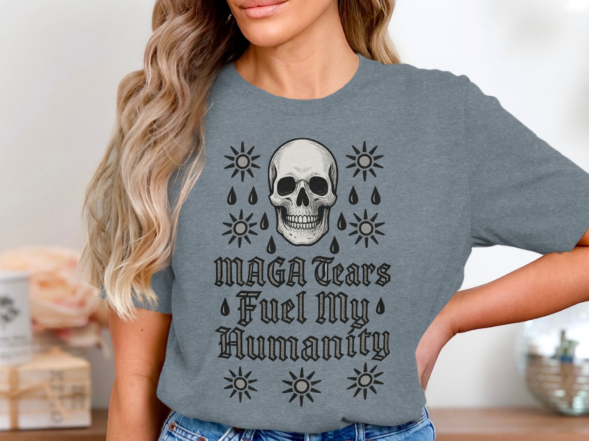 MAGA Tears Fuel My Humanity Graphic Tee