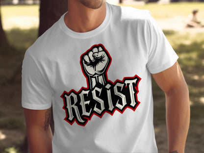 Bold Resist Graphic Design T-Shirt product