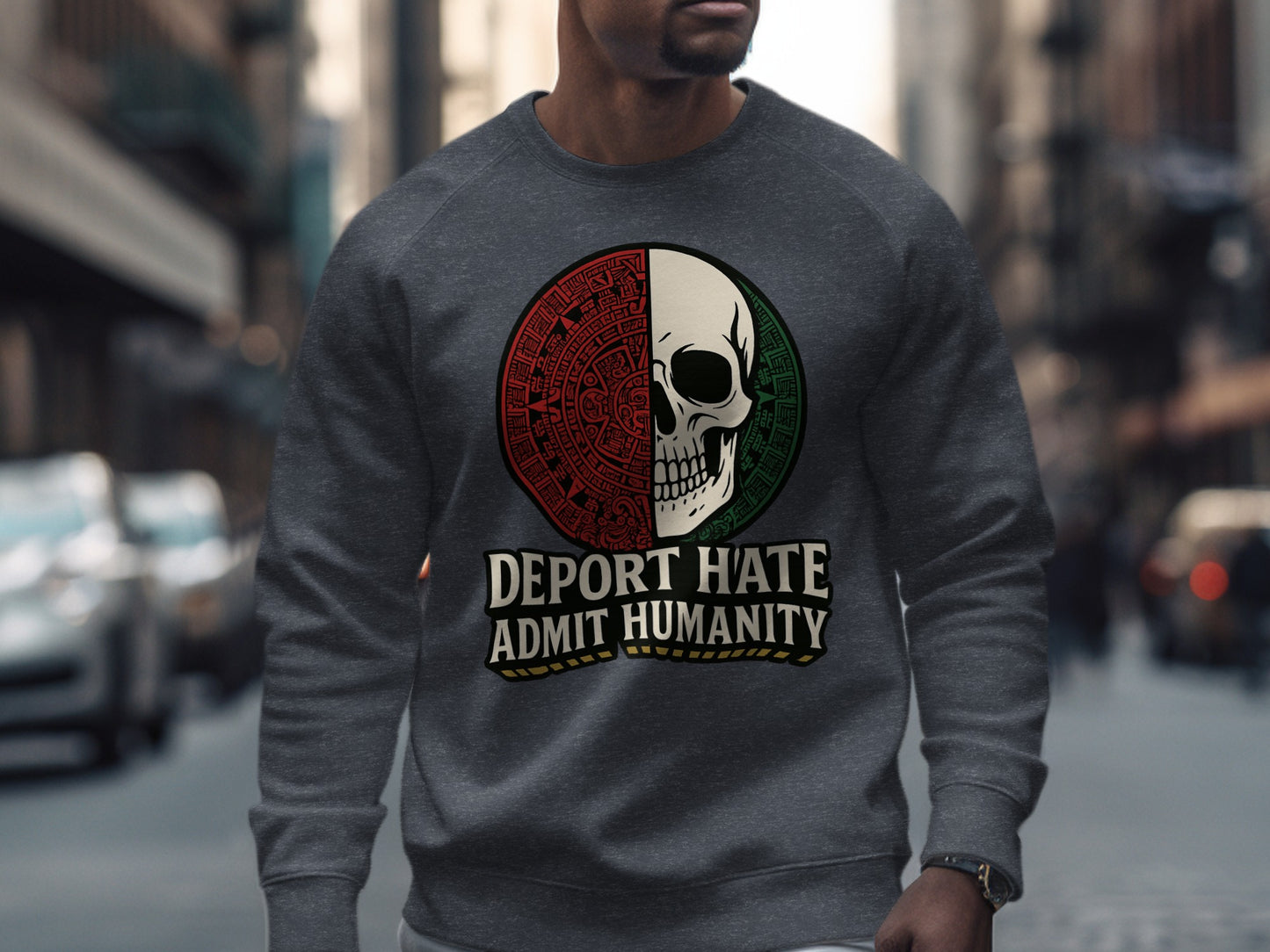 Deport Hate Admit Humanity Graphic Sweatshirt product