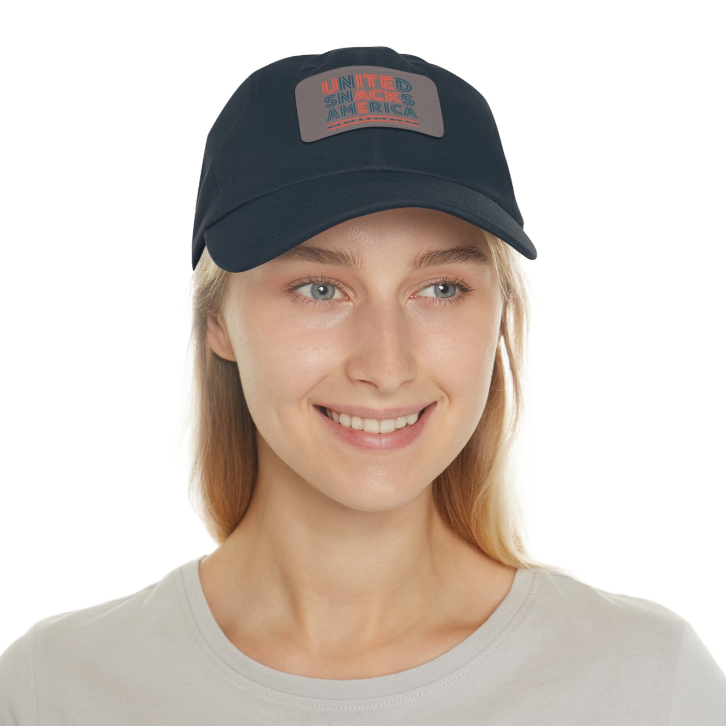 Trendy Dad Hat with Leather Patch - United Snacks America
