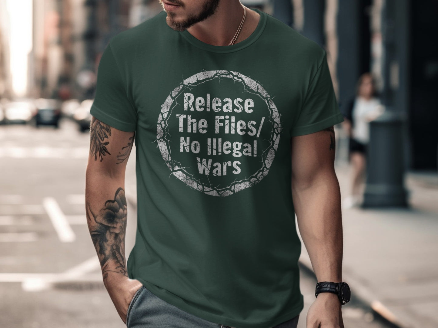 Release The Files No Illegal Wars Graphic Shirt