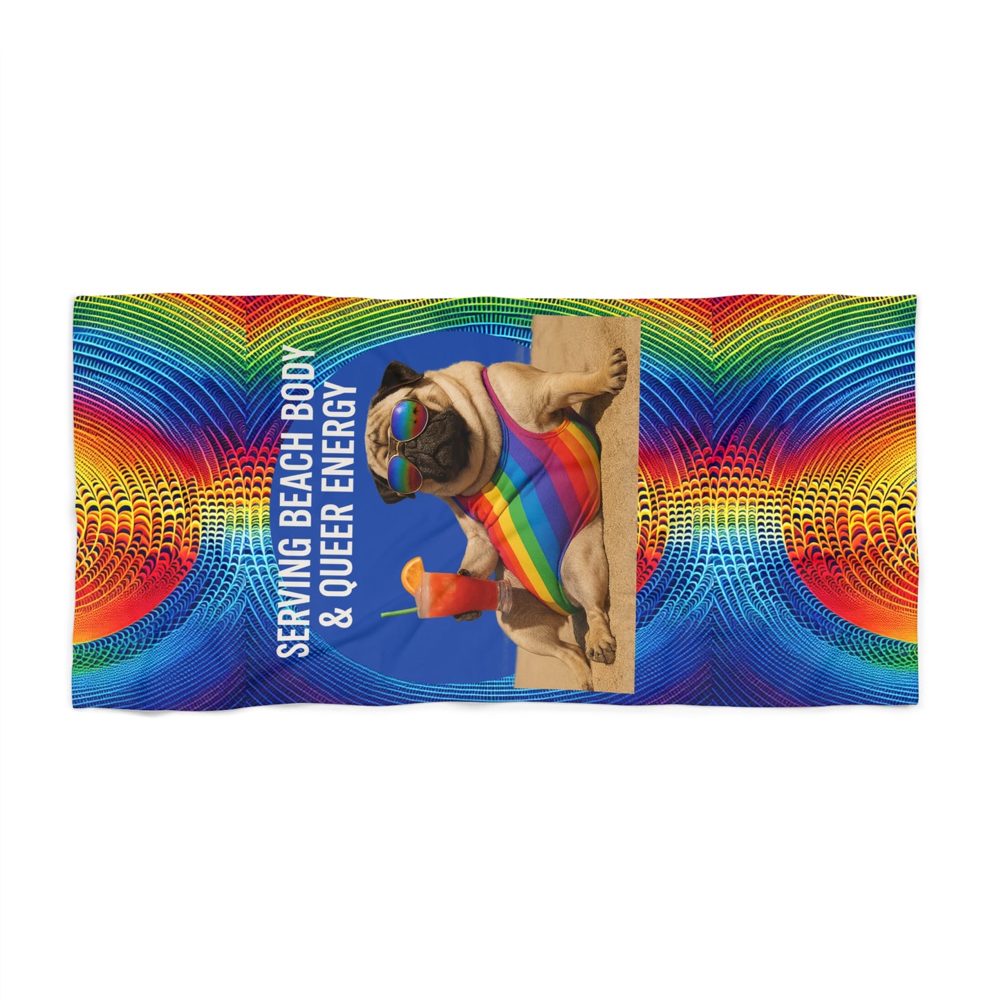 Pride Beach Towel Vibrant Cat Beach Towel - Perfect for Summer Fun, Pool Days, or Beach Getaways, Ideal Gift for Cat Lovers