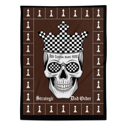 Strategic Dad Order Skull Chessboard Design Decorative product