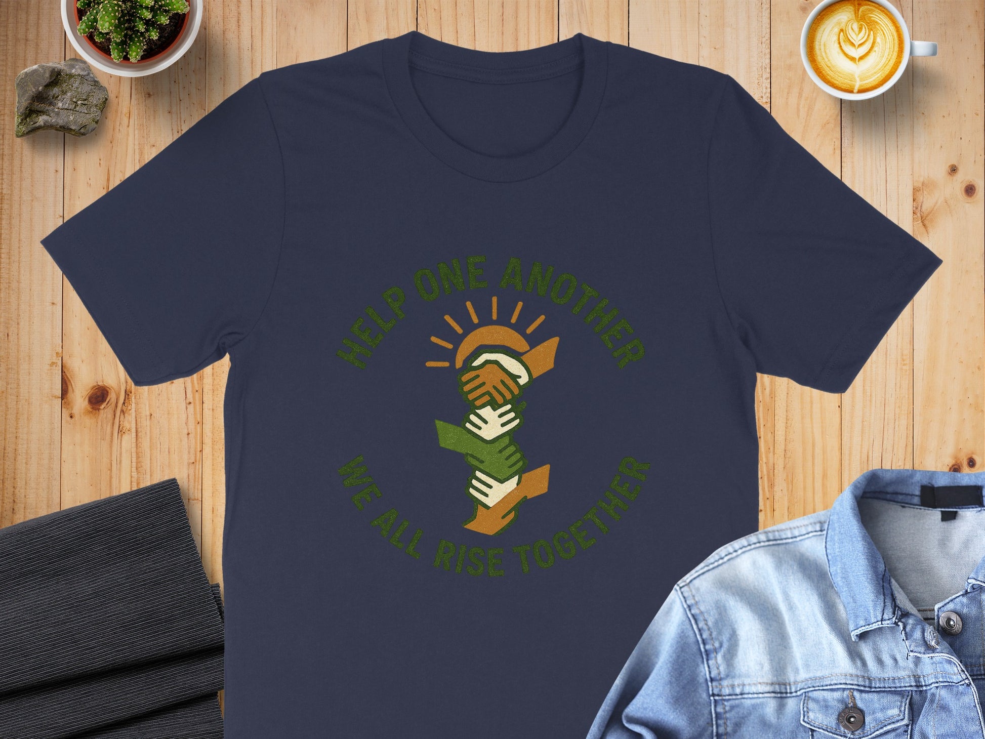 Help One Another We All Rise Together T-shirt product type