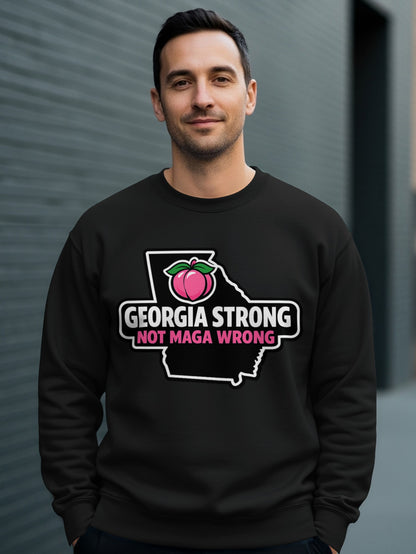 Georgia Strong Not MAGA Wrong Graphic Shirt