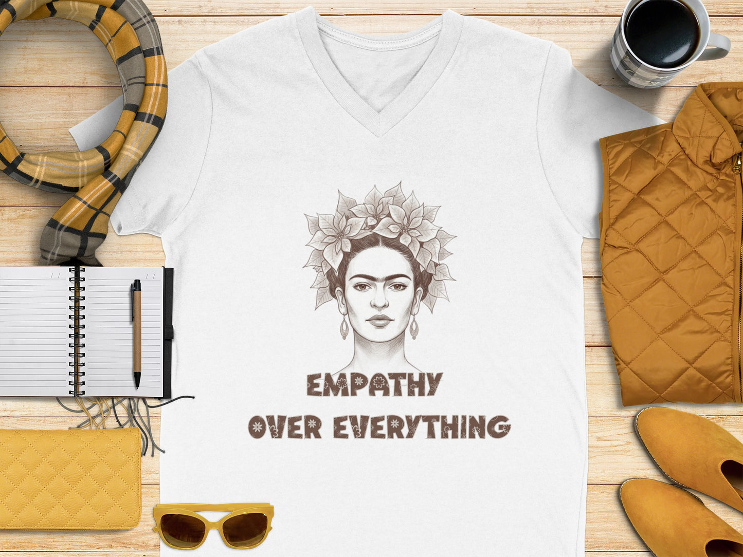 Empathy Over Everything V-neck T-shirt
