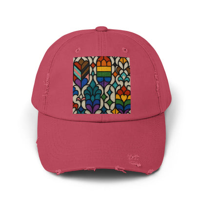Colorful Patterned Embroidered Cap Hat product