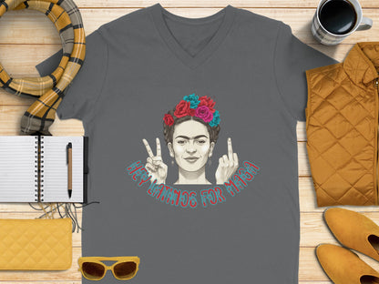 Hey Latina for Marxa Graphic V-Neck T-Shirt