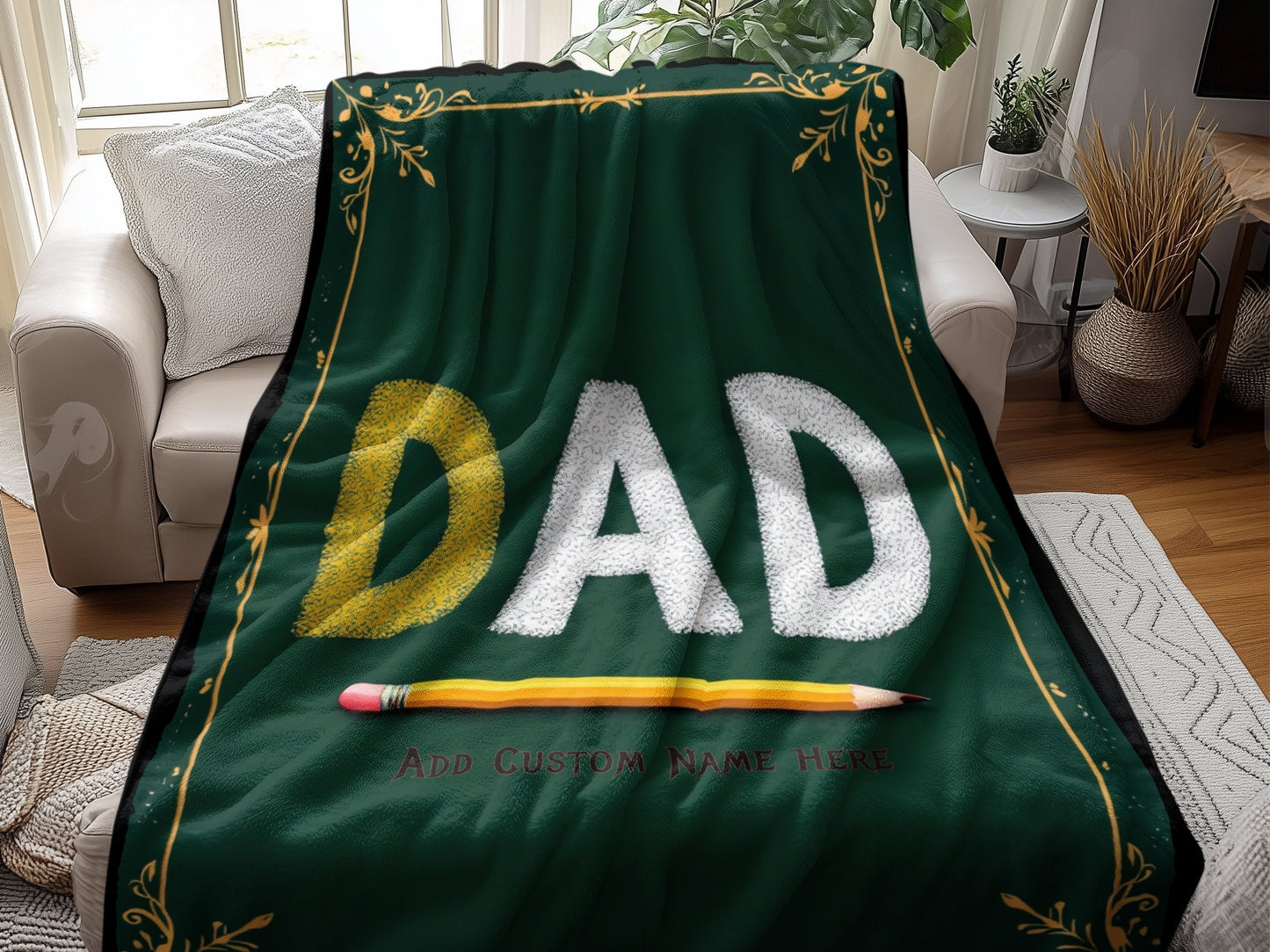 Personalized DAD Blanket Gift for Special Dad product