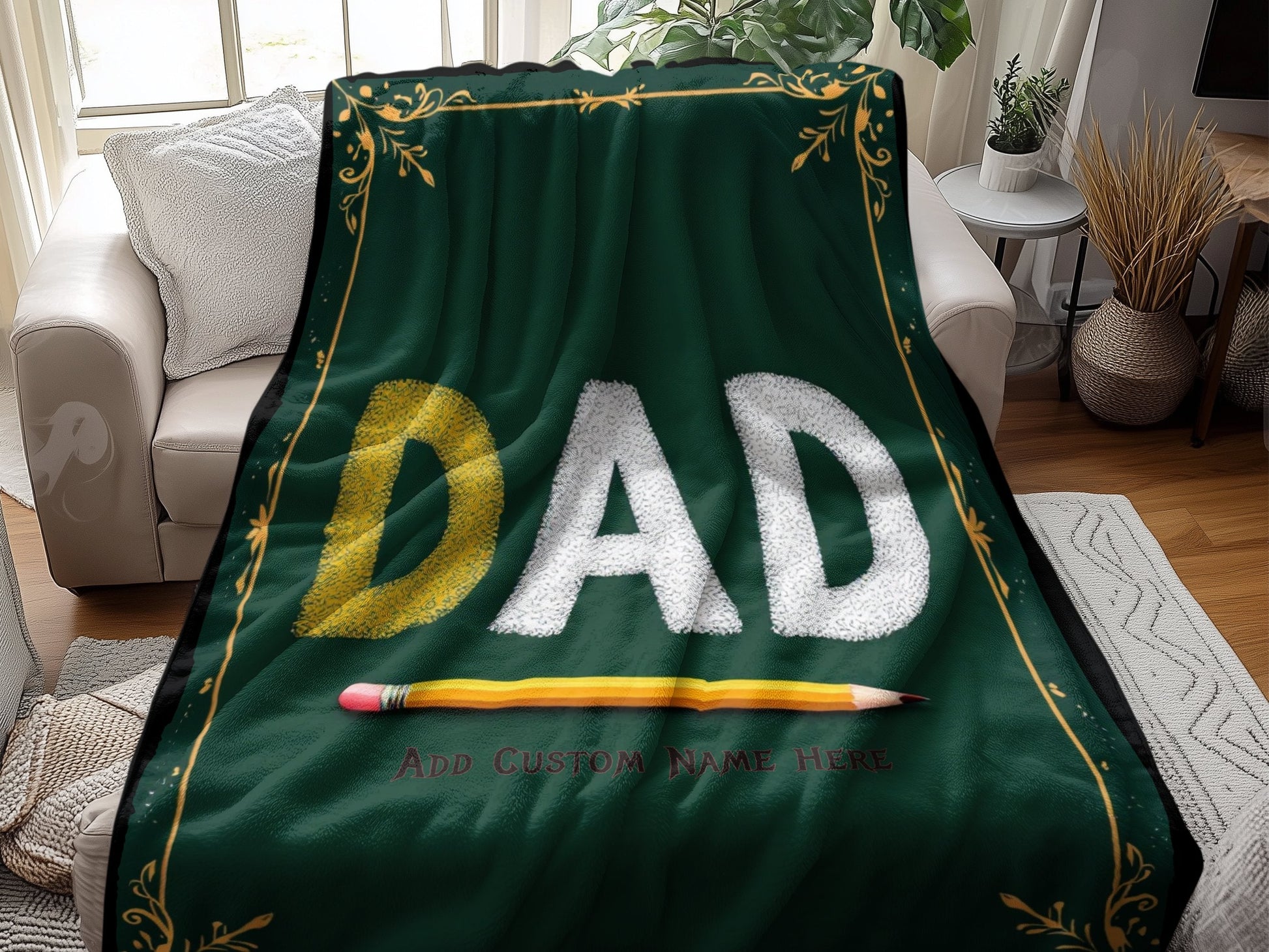 Personalized DAD Blanket Gift for Special Dad product