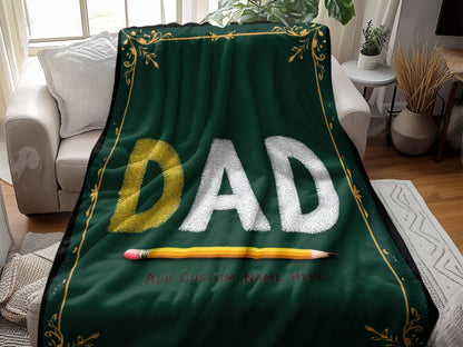 Personalized DAD Blanket Gift for Special Dad product