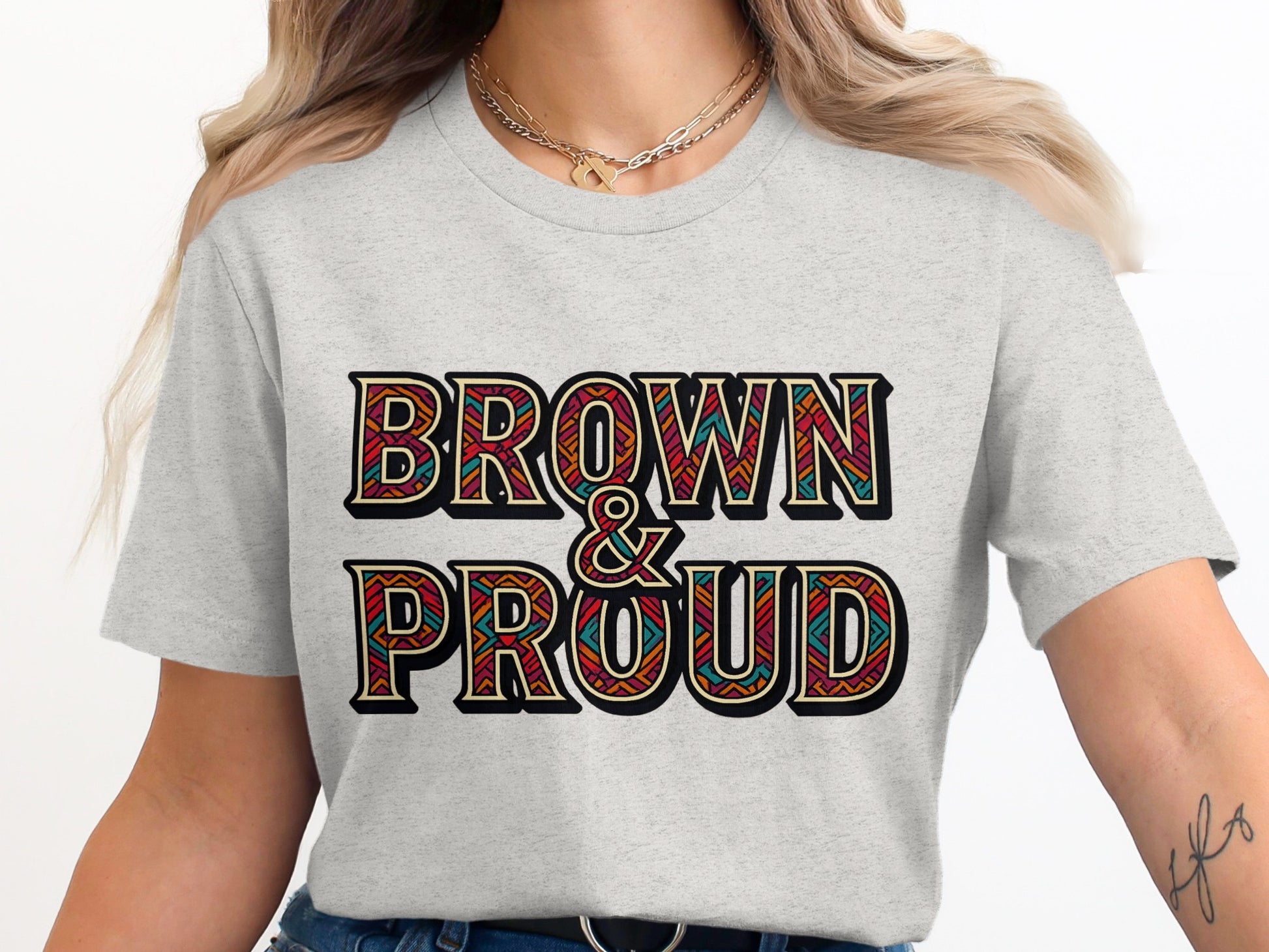 Brown And Proud Empowering Graphic Tee product