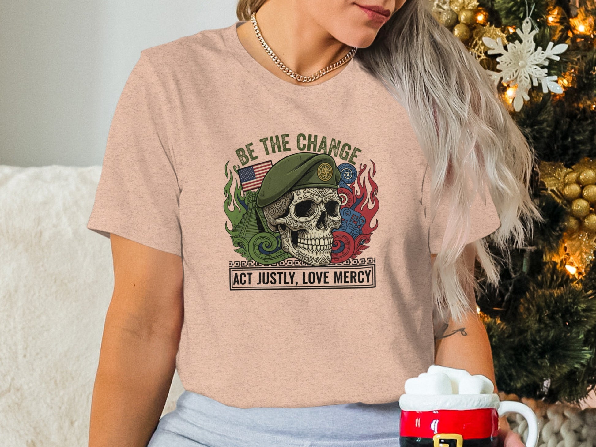 Be the Change Act Justly Love Mercy T-shirt