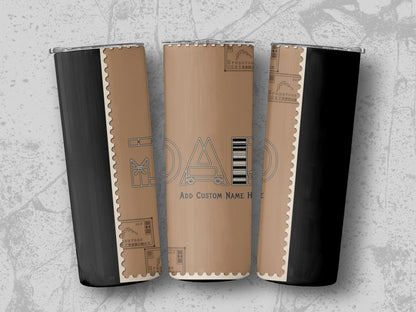 Personalized Dad Tumbler with Custom Name Travel Cup product