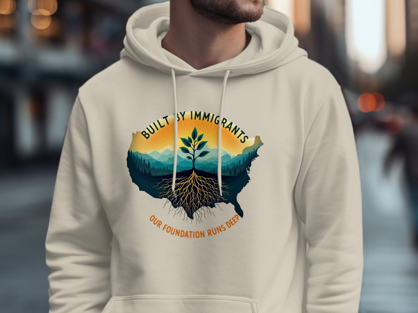 Built By Immigrants Our Foundation Runs Deep Hoodie product