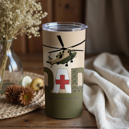 Helicopter and Medical Theme Tumbler Product