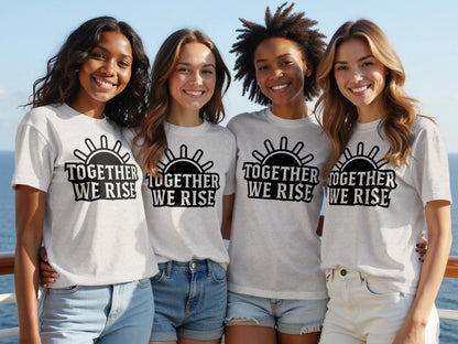 Together We Rise Motivational Shirt product