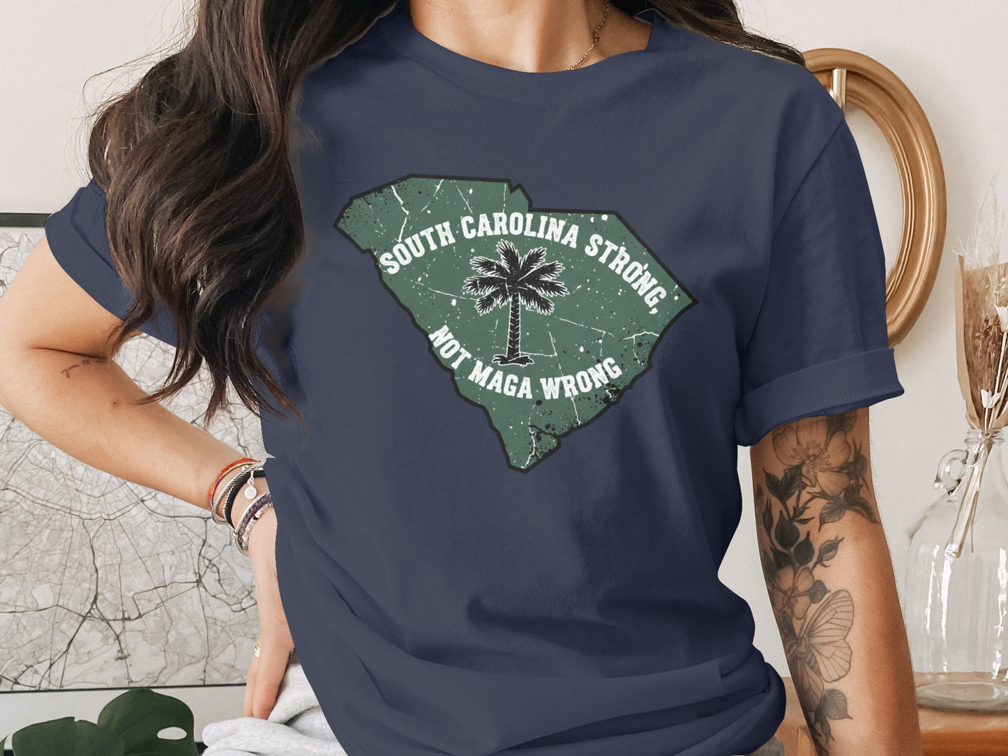 South Carolina Strong Not Maga Wrong Statement T-shirt product type