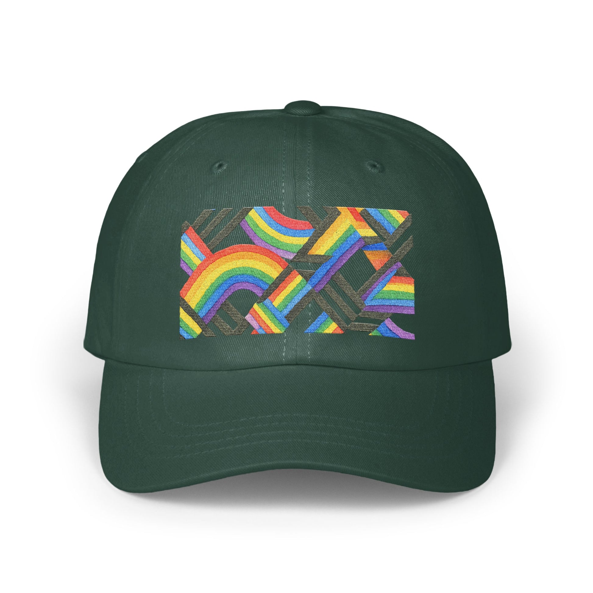Colorful Abstract Rainbow Pattern Hat product type
